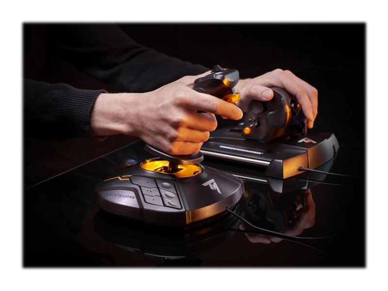 ThrustMaster T.16000M FCS Flight Pack Joystick, Gaspedal Och Pedaler