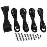 CableMod Classic ModMesh Cable Extension Kit - 8+6 Series - Svart