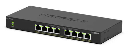 NETGEAR GS308LP Gigabit PoE-switch – 8 porte – visning 3