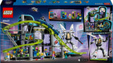LEGO 60421 City Roller Coaster with Robot Mech, construction toy LEGO