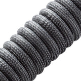 CableMod Classic Coiled Keyboard Kabel USB A Till USB Typ C, Kolgrå - 150 Cm