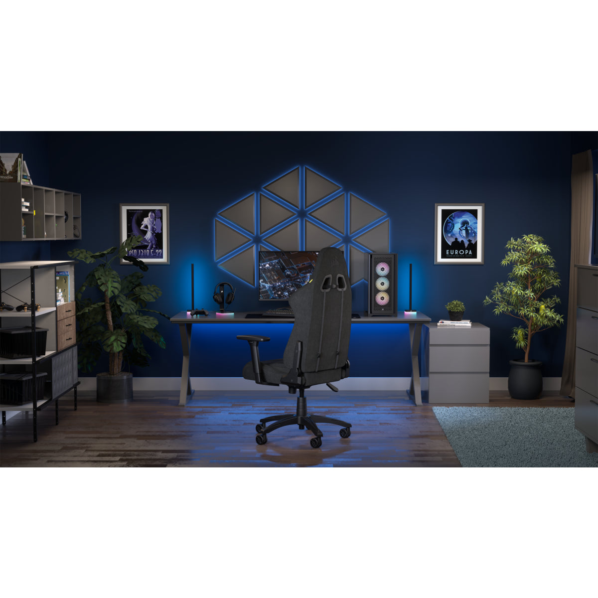 CORSAIR TC100 RELAXED Gamer Chair Svart