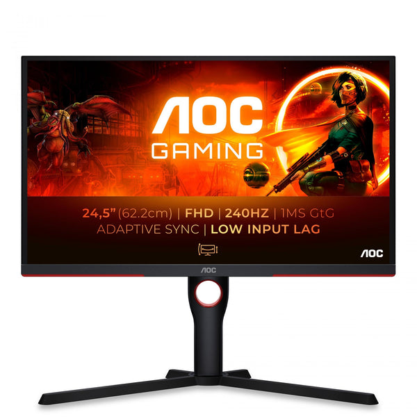 AOC 25G3ZM/BK 25" - Gamingskærm - 240Hz