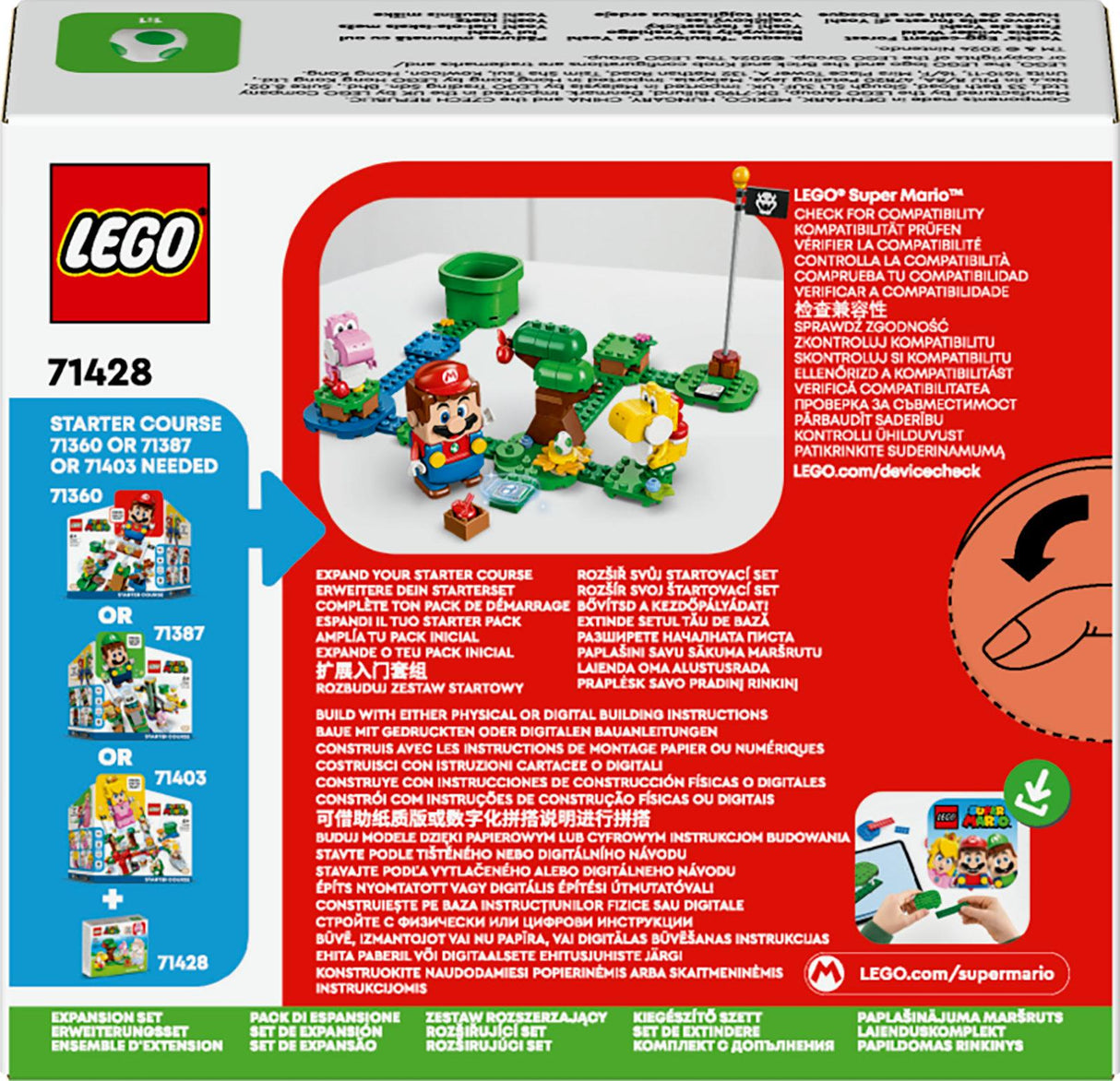 LEGO Super Mario - Yoshis&#039; ägg-cellent Skogsexpansionsset (71428)