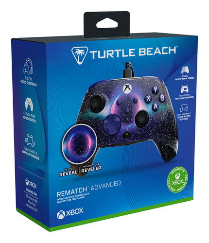 Turtle Beach Rematch Advanced Dark Cosmos – Xbox/PC – Emballage fra siden