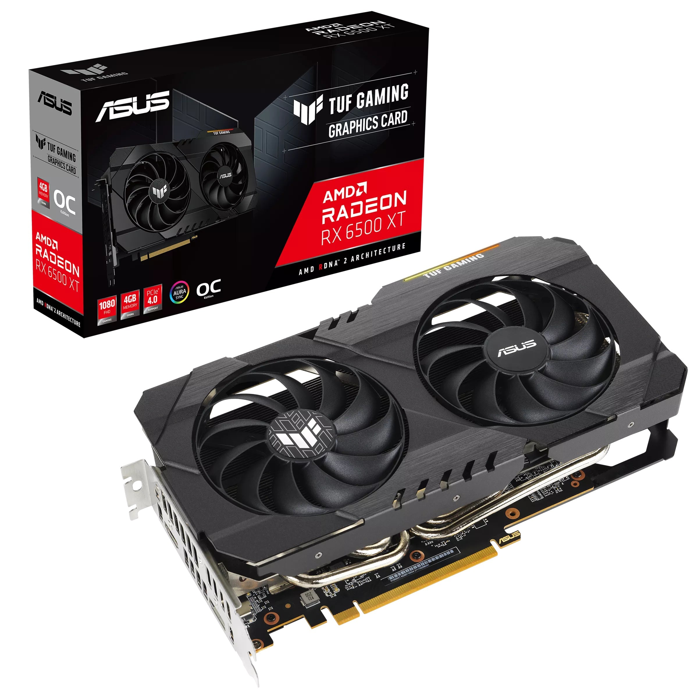 ASUS TUF Gaming Radeon RX 6500 XT OC Edition 4GB