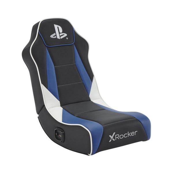 XROCKER PLAYSTATION GEIST 2.0 GOLVROCKER - SVART OCH BLÅ