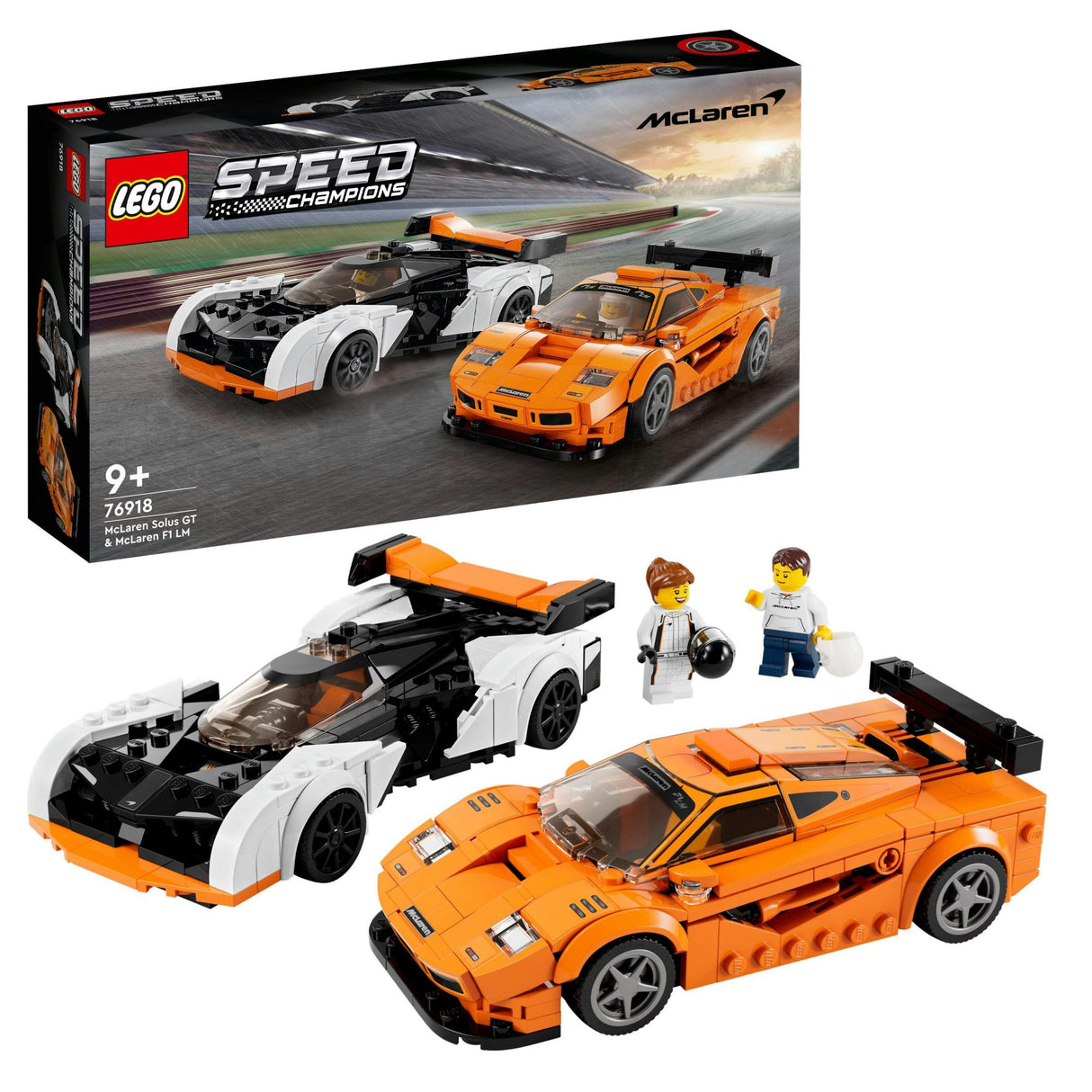 LEGO Speed Champions - McLaren Solus GT &amp; McLaren F1 LM (76918)