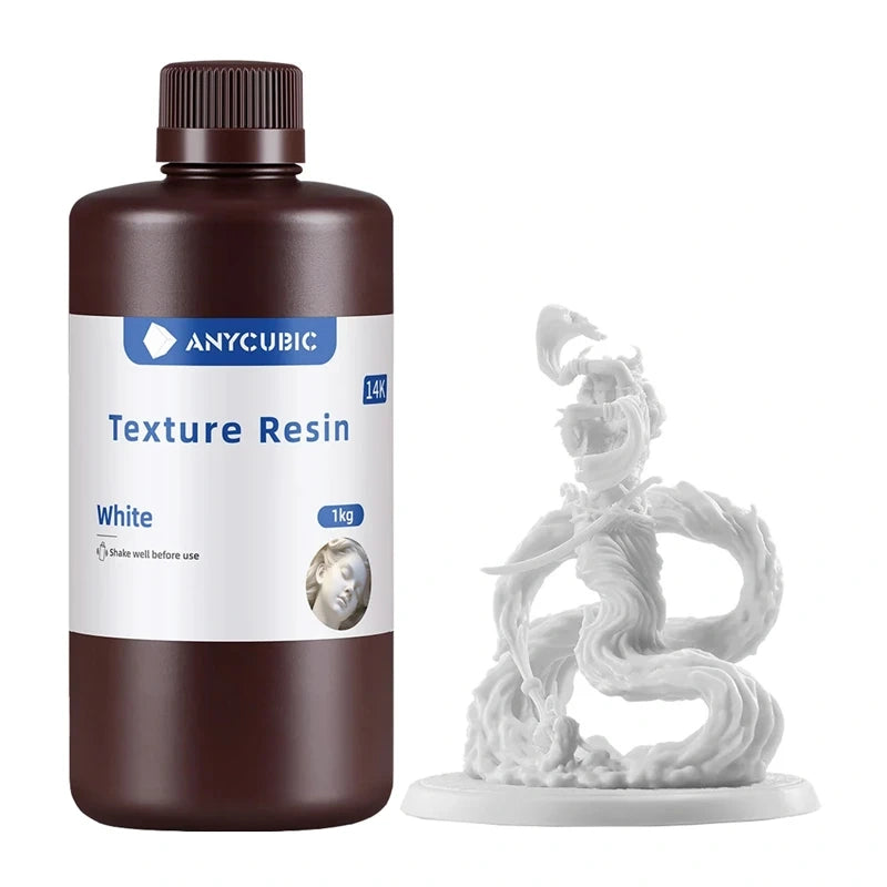 Anycubic Texture Resin – hvid, 1 kg