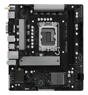 ASRock H810M-X WiFi bundkort - produktbillede 1