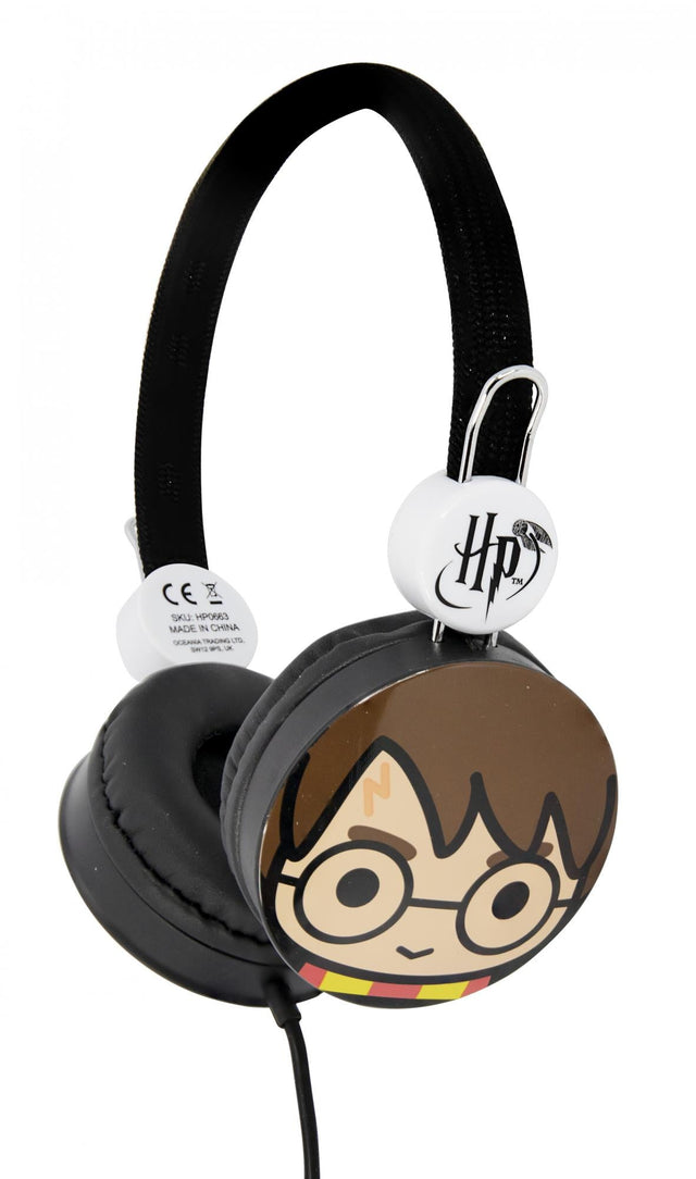 Harry Potter Chibi Black Kids Core Headphones OTL