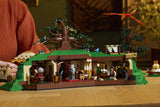LEGO Icons 10354 – Ringenes Herre: Herredet – hobbithullets rum og interiør set bagfra