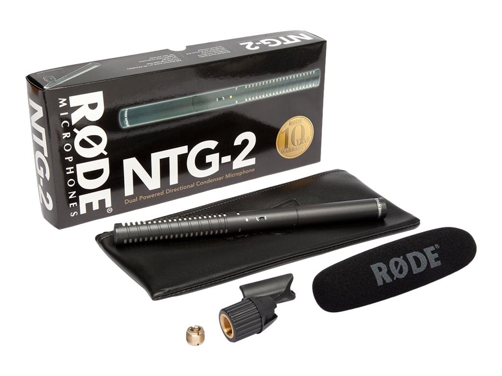 RØDE NTG-2 Mikrofonkabel -36dBV/Pascal Svart