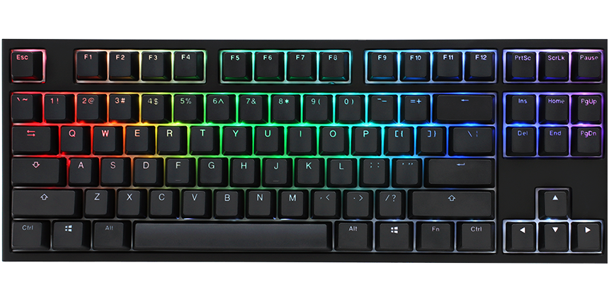 Ducky One 3 - Classic Black / White Nordic - SF 65% - Cherry Silent Red