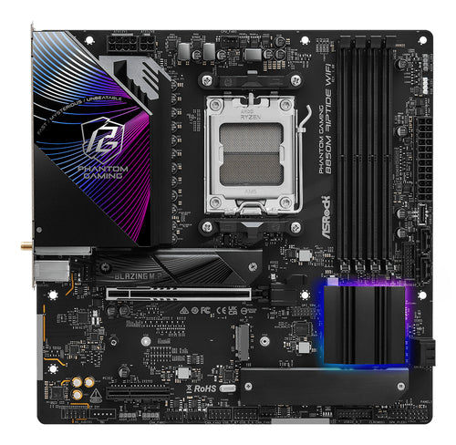 ASRock B850M Riptide WiFi bundkort - produktbillede 3