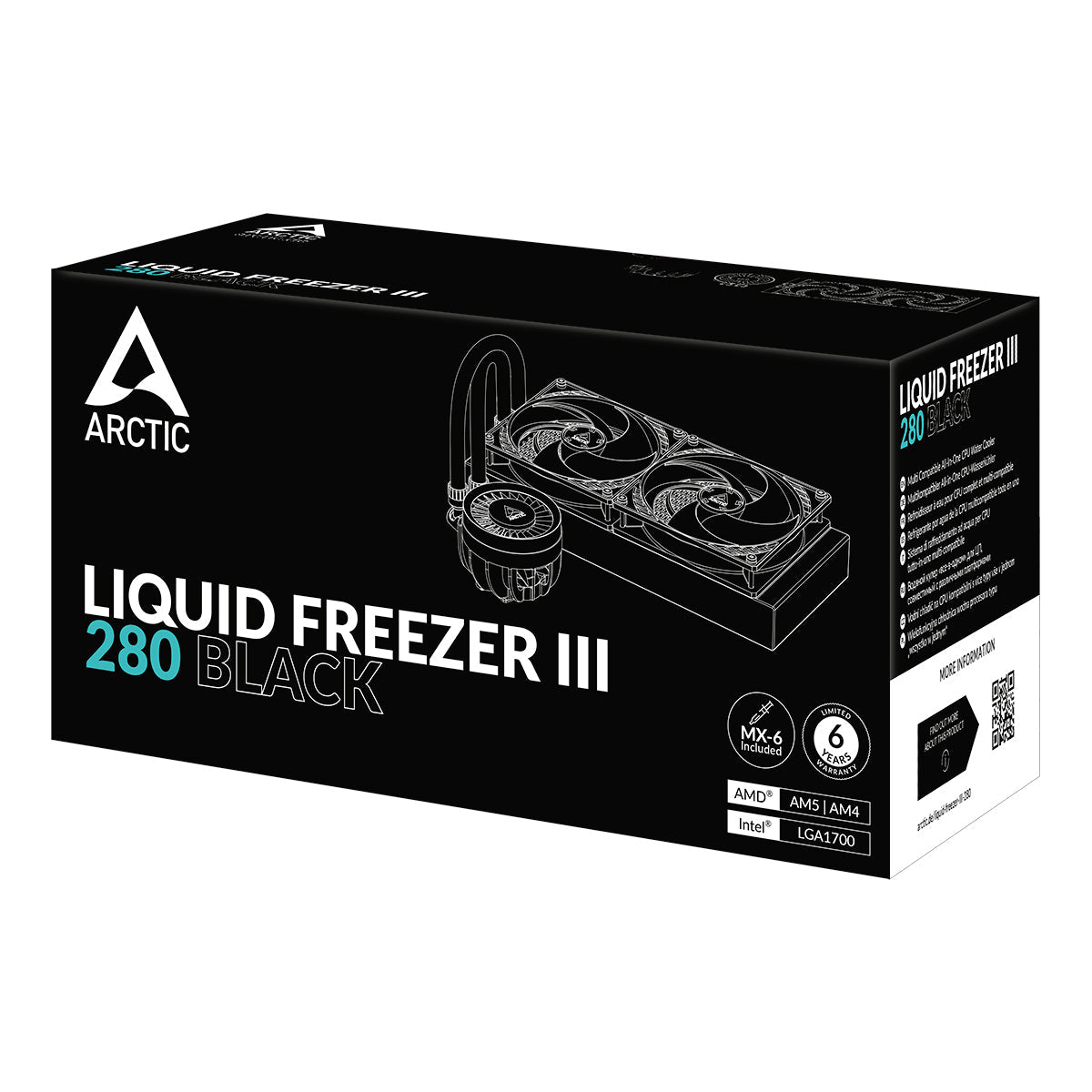 ARCTIC Liquid Freezer III 280 Kylsystem 1-pack Svart