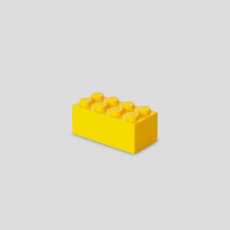 Room Copenhagen LEGO Mini Box 8 yellow - RC40121732 Room Copenhagen