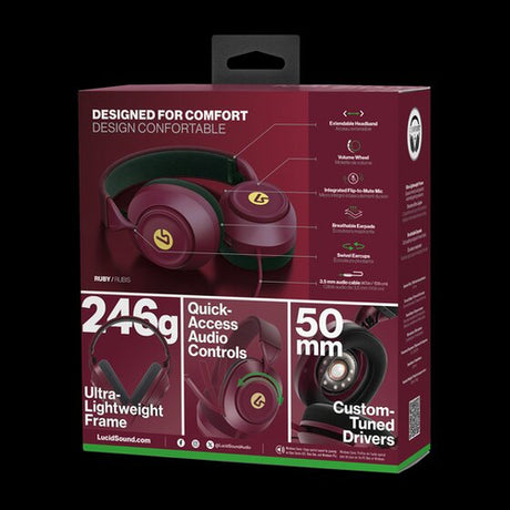 LucidSound LS10X Gen 2 headset – Ruby – visning 12