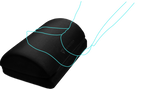 ThunderX3 CORE Modern Black- CORE.RDY 360 Svankstöd, Synkron Tilt, Fotstöd, 150 Kg Max, 4d