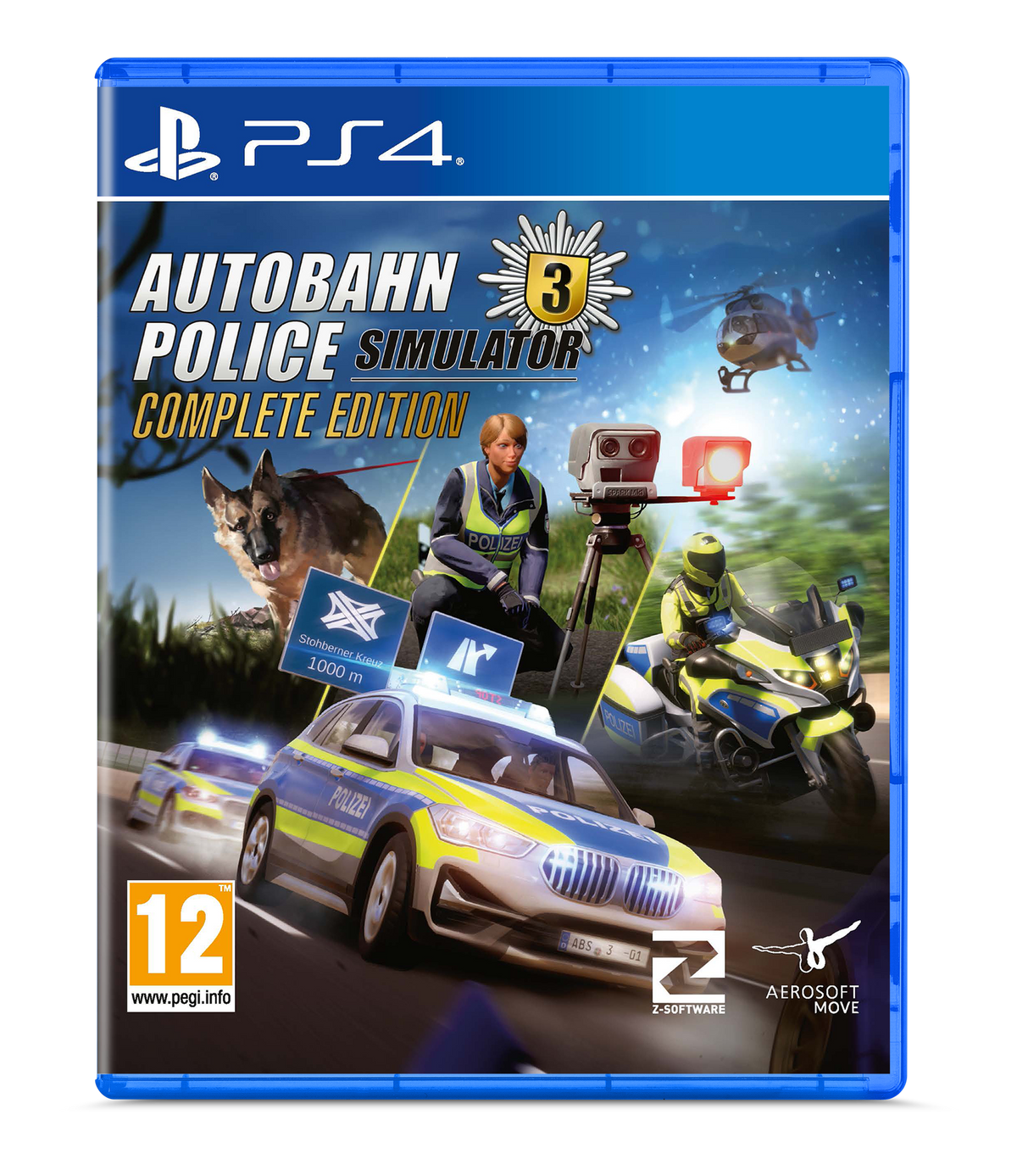Autobahn Police Simulator 3 – Complete Edition – PlayStation 4 – spilomslag