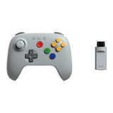 8Bitdo - 64 Wireless 2.4G Controller - Grey 8Bitdo