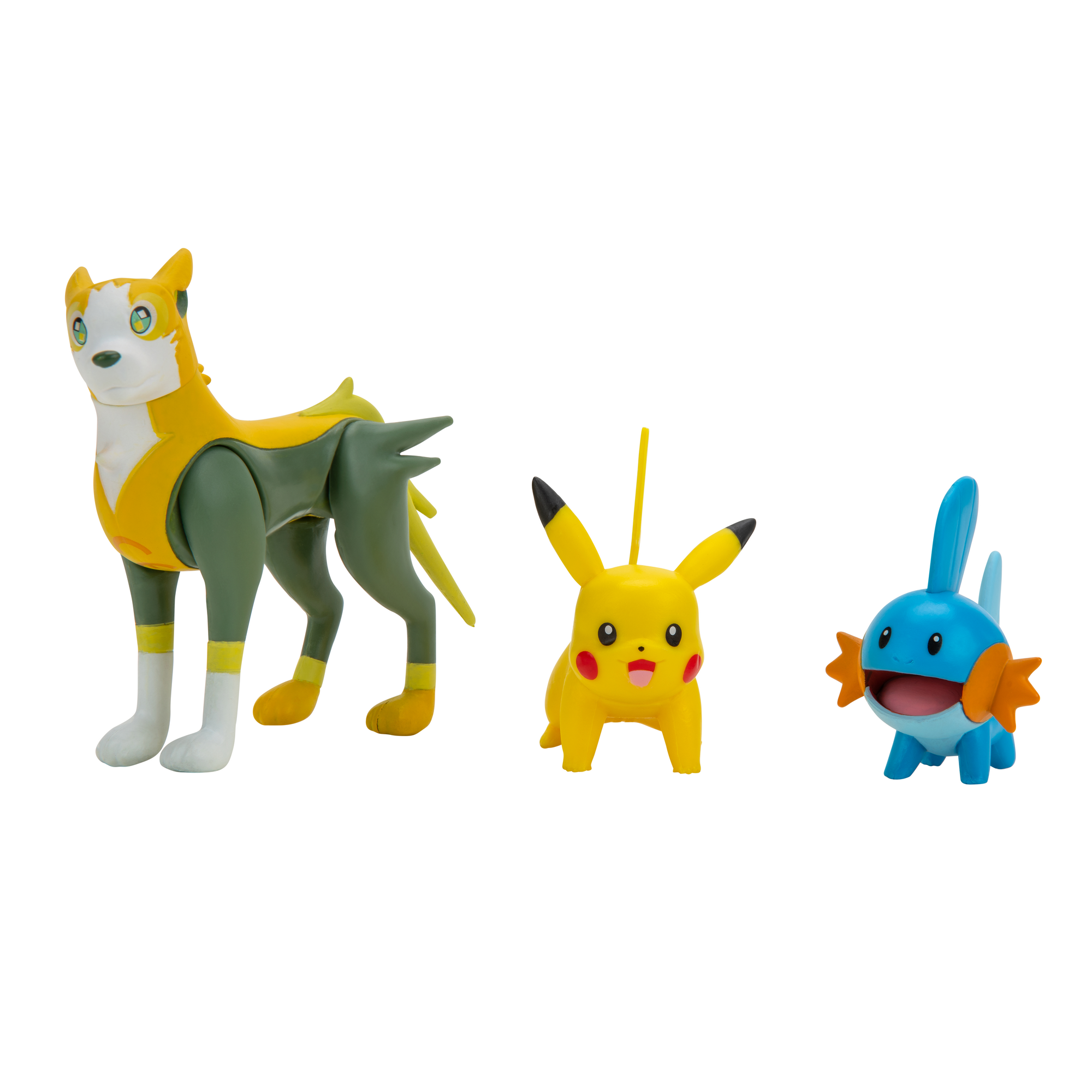 Pokémon - Battle Figure 3-pack - Pikachu, Mudkip, Boltund - (95155-12)