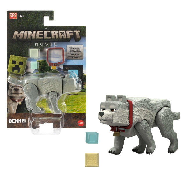 Minecraft - Movie Figure - Dennis the Wolf Minecraft