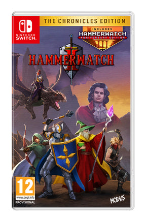 Hammerwatch II: The Chronicles Edition – forside til Nintendo Switch
