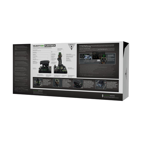 Turtle Beach VelocityOne Flightdeck – HOTAS til PC – Emballagens bagside