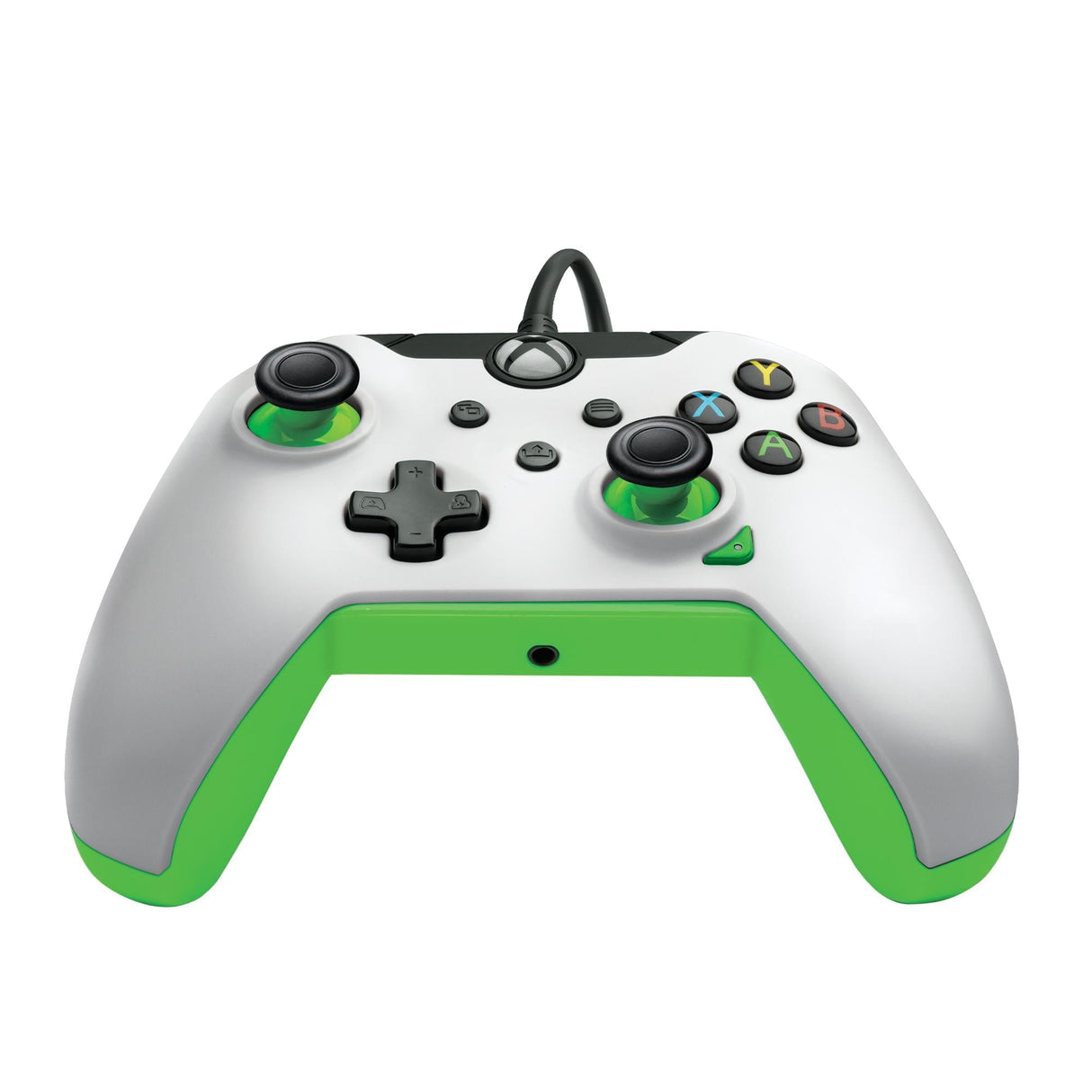 PDP Wired Controller Xbox Series X White - Neon (grön)