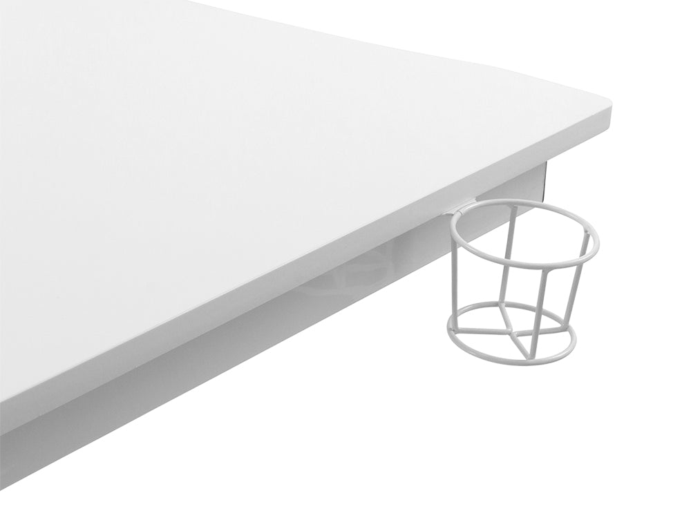 DELTACO GAM-055-W Gamingbord Stål - Vit
