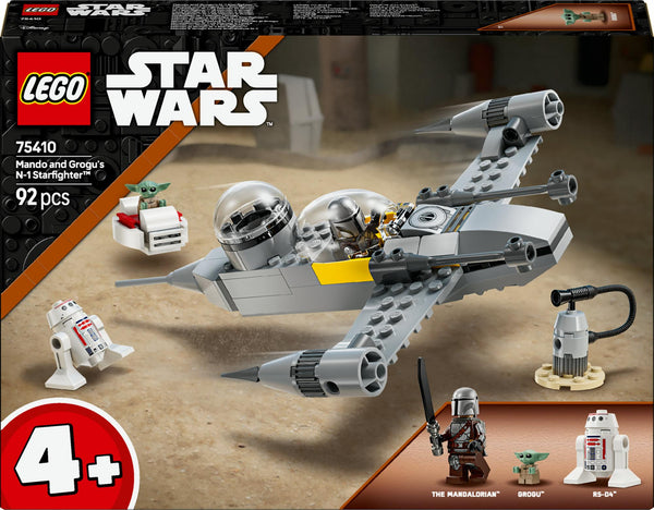 LEGO 75410 Star Wars Mando och Grogus N-1 Starfighter