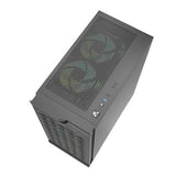 Darkflash DK361 Datorfodral + 4 Fläktar (svart)