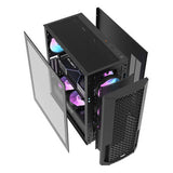 Datorfodral Darkflash DF2100 + 4 ARGB-fläktar (svart)