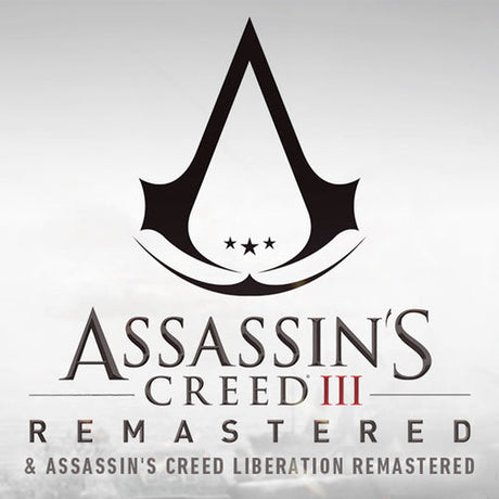Assassin's Creed III (3) + Liberation HD Remaster – PlayStation 4 – illustration og logo