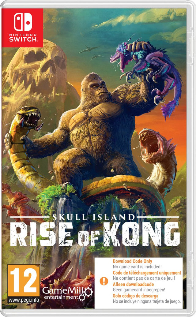 Skull Island: Rise of Kong – downloadkode i æske – Nintendo Switch – spilomslag