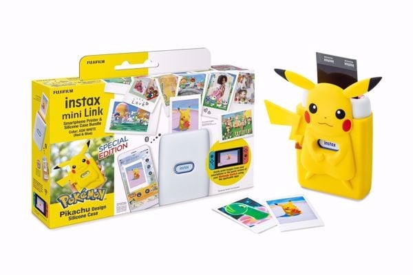 Fuji - Instax Mini link Compact Photo Printer - Pokemon Special Bundle Kit