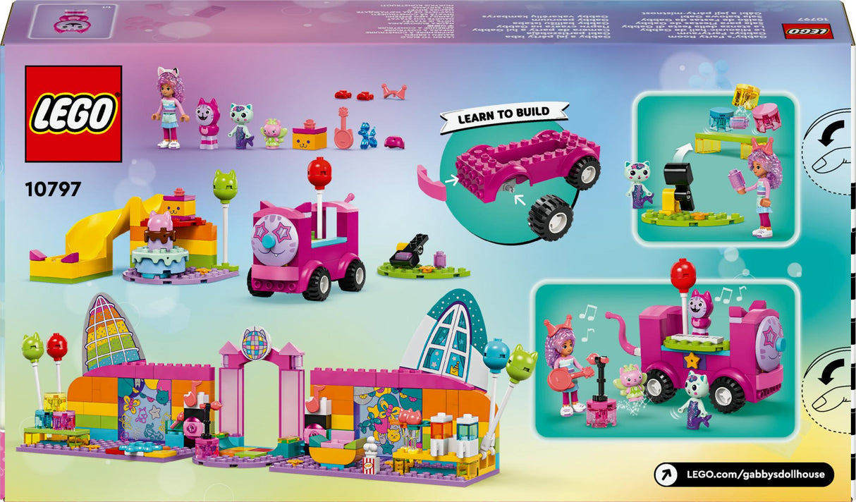 LEGO 10797 Gabby's Dollhouse Gabby's Party Room, construction toy LEGO