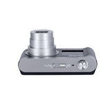 Rollei Compactline 12X – Zoomkamera med selfiedisplay – Overside og objektiv