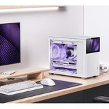 Jonsbo D31 MESH Screen MATX Fodral, Härdat Glas - Vit