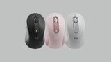 Logitech - M650 Signature - Large Wireless Mouse - White ( Left Handed ) Logitech