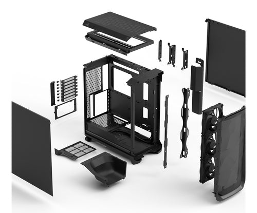 Midi Fractal Design Meshify 3 Black Solid
