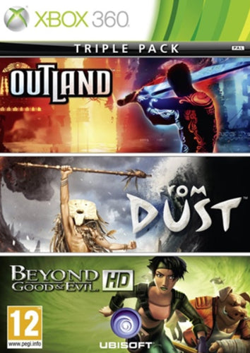 Beyond Good & Evil HD / Outland / From Dust – Triple Pack – Xbox 360 – forside