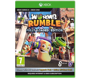 Worms Rumble – Fully Loaded Edition – Xbox One / Xbox Series X – forside