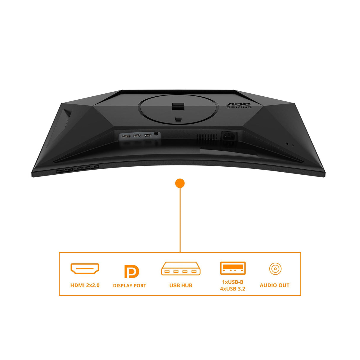 AOC Gaming C27G4ZXU 27&quot; FHD Curved Monitor