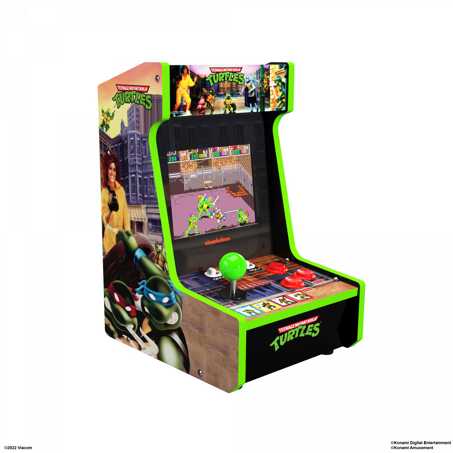 ARCADE 1 UP TEENAGE MUTANT NINJA TURTLES COUNTERCADE