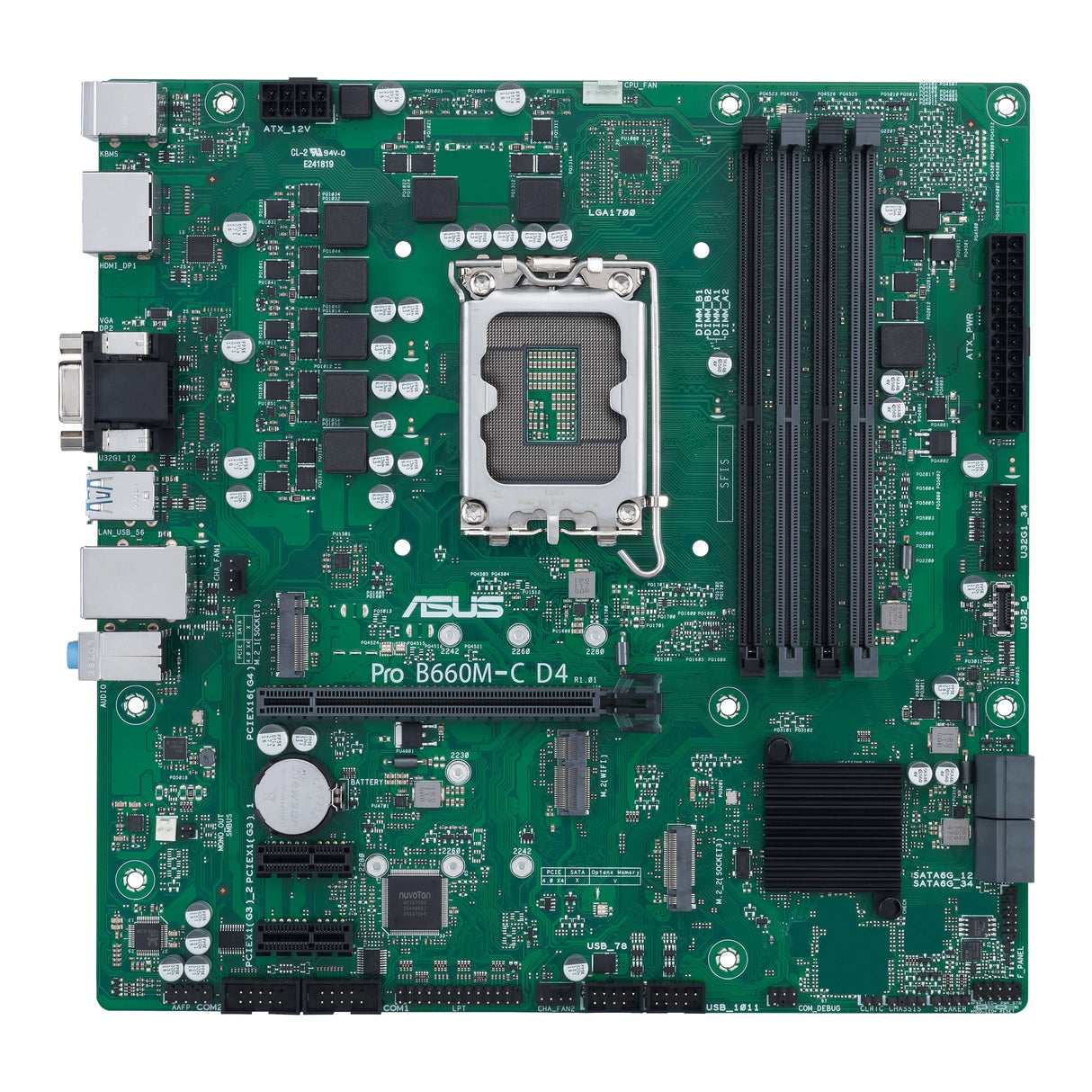 ASUS PRO B660M-C D4-CSM (mATX, B660, LGA 1700, DDR4)