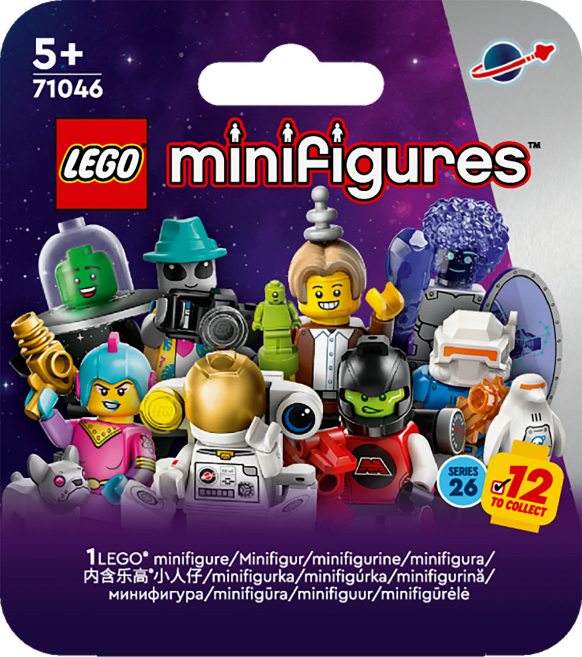 LEGO 71046 Minifigures Space Series 26, Byggleksak (sorterat Föremål, En Figur)