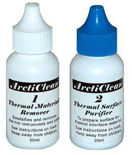 Arctic Silver - ArctiClean 1 &amp; 2 - Thermal Material Remover Och Ytrenare