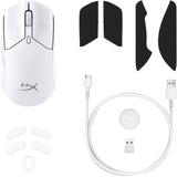 HyperX Pulsefire Haste 2 Mini Optisk Trådlös Kabel Vit